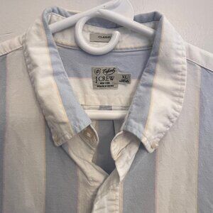 J.Crew Short-sleeve Broken-in organic cotton oxford shirt